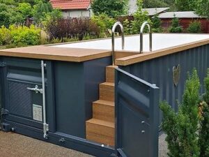 Contenedor piscina premium