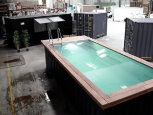 contenedor de piscina 20 pies